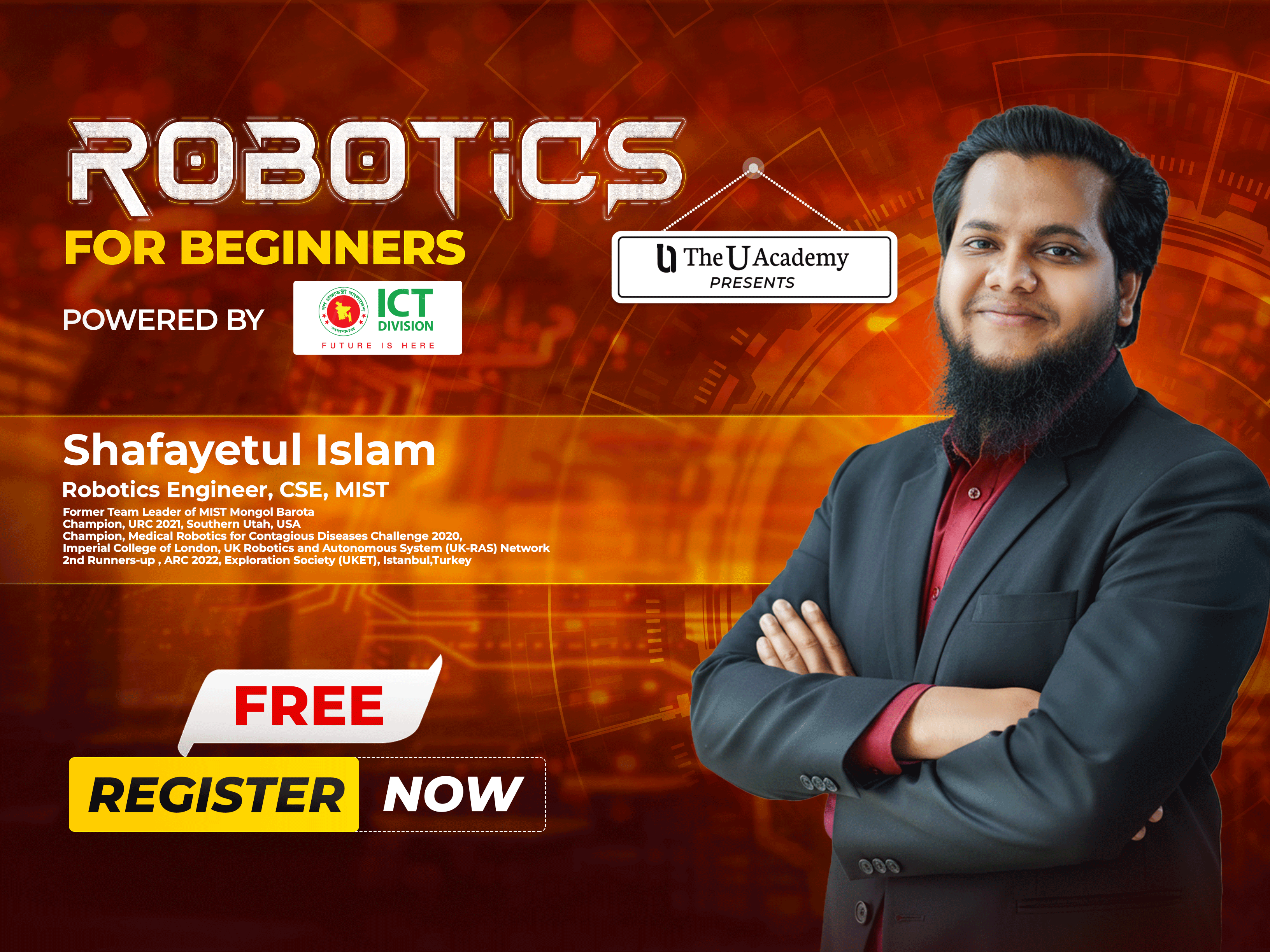 Course Details of Robotics For Beginners